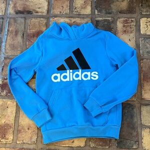 Adidas Kids Bright Blue Hoodie